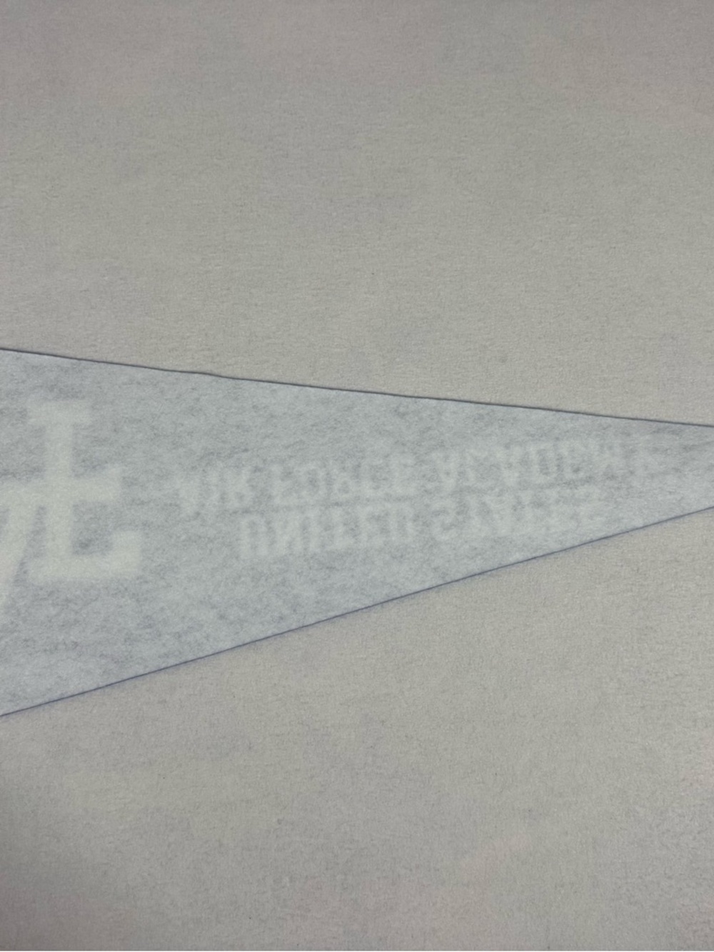 United States Air Force Academy Blue And White Approx 12x30" Pennant - Picture 4 of 4